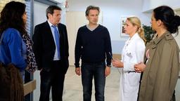 Britta klärt Riecke, Gunter, Jan und Vera über Merles Zustand auf
