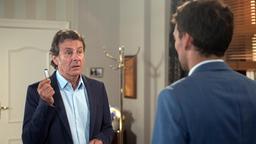 Gunter (Hermann Toelcke) appelliert an Patricks (Constantin Lücke) Vernunft und macht ihm ein Angebot.