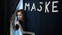 Pssst! Malin Steffen versteckt sich in der Maske.
