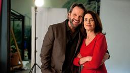 Patricia Schäfer und Christian Rudolf: Beim Shooting sieht alles ganz harmonisch aus.