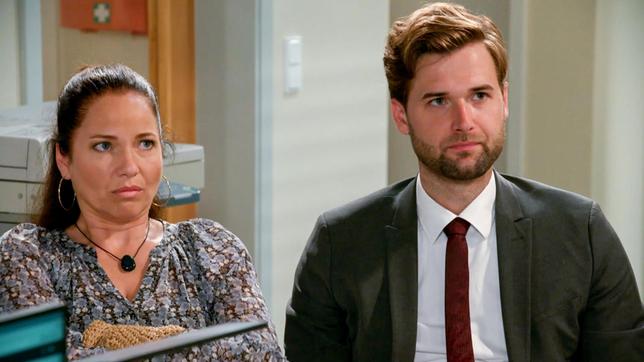 Bild: ARD Tina (Katja Frenzel) und Simon (Thore Lüthje) brechen in ein ehemaliges Krankenhaus ein und werden festgenommen.
