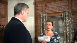 Zu Torbens (Joachim Kretzer) Entsetzen geht Carla (Maria Fuchs) auf seinen provokanten Vorschlag ein, sich scheiden zu lassen.