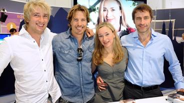 Bild: rbb/Oliver Ziebe Tobias Rosen, Hakim-Michael Meziani, Birgit Würz Talk und Guido Broscheit