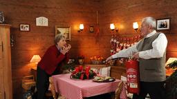 Sturm der Liebe 10 Jahre Weihnachtsshooting Weihnachten: Antje Hagen und Sepp Schauer