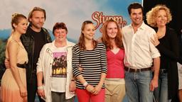 Lucy Scherer, Erich Altenkopf, Moritz Tittel, Melanie Wiegmann und Fans