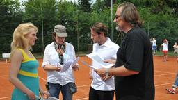 Sturm der Liebe Tennisturnier am Fürstenhof: Natalie Alison und Matthias Brüggenolte 