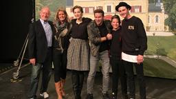 Sturm der Liebe Fantag 2018 Sepp Schauer, Christin Balogh, Florian Frowein und Lukas Schmidt mit Fans