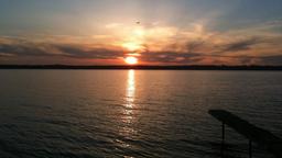 Der Sonnenaufgang mit Blick auf den Chiemsee