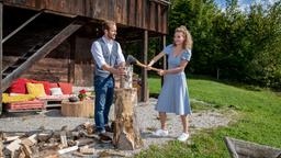 Das Traumpaar der 17. "Sturm der Liebe"-Staffel: Christina Arends als Maja von Thalheim und Arne Löber als Florian Vogt