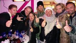 Sturm der Liebe Weihnachtsmarkt 2014 München Pink Christmas: Melanie Wiegmann, Erich Altenkopf, Hanno Dobiat, Michael Sandorov, Julia Newrkla und Kai Albrecht