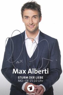 Autogrammkarte Max Alberti als Adrian Lechner