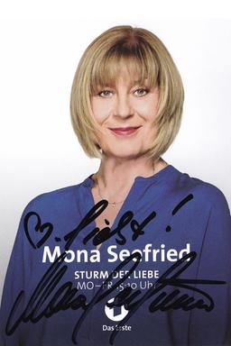 Autogrammkarte von Mona Seefried