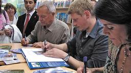 Dirk Galuba, Nicola Tiggeler und Martin Gruber