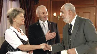 Bild: ARD/Jo Bischoff Franz Hochleitner mit Alfons und Hildegard