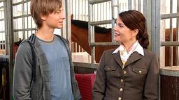 Barbara und Jonas im Stall