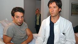 Robert und Gregor im Krankenhaus