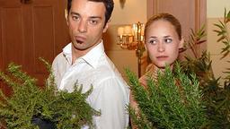 Miriam und Robert mit Rosmarin