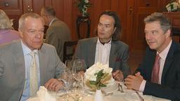 André (r.), Werner (l.) und Dr. Schmidt