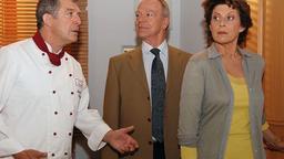 André (l.), Werner und Charlotte