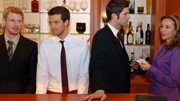 Felix, Marc und Simon, daneben Fiona