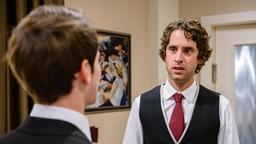 David (Michael N. Kühl) wirft Sebastian (Kai Albrecht) vor, er würde Luisa ausnutzen.