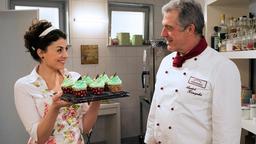André und Pauline mit Cupcakes