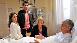 Sturm der Liebe Folge 2155 30.01.2015: Friedrich, Julia, Charlotte und Niklas im Krankenhaus