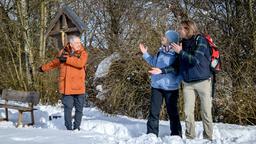 Um Leentjes (Antje Mairich) Heimweh zu bekämpfen, möchte André,(Joachim Lätsch) ihr seine Heimat ein Stück näherbringen und begibt sich mit ihr und Michael (Erich Altenkopf) auf eine Wandertour.