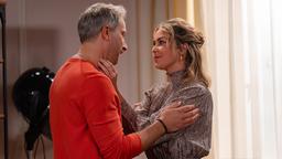 Zu Miros (Pablo Sprungala) Erleichterung sieht Greta (Laura Osswald) ein, dass ihr Alleingang falsch war. ARD/Thomas Neumeier