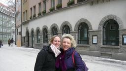 Zufälliges Treffen in der Münchner Innenstadt mit Rosi Zwick