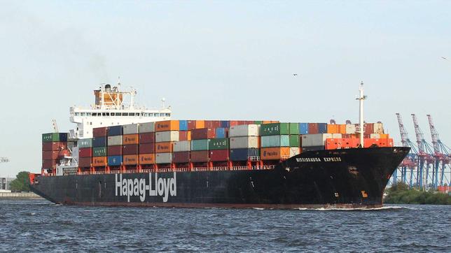 Containerschiff der Hapag Lloyd