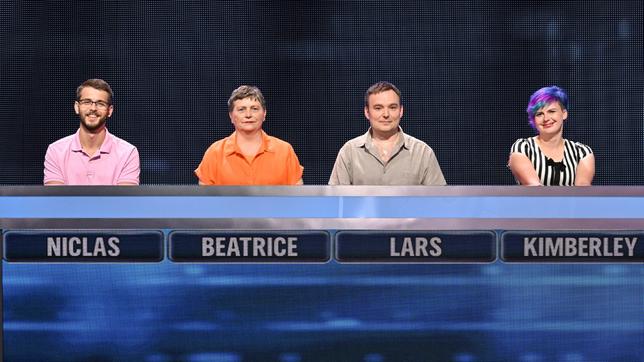Bild: ARD Die Kandidat:innen: Niclas Del Rosario y Ruiz, Beatrice Bosse, Lars Burkhardt und Kimberley Geyer.