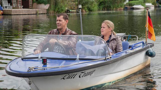 Bild: ARD/Georges Pauly Finn Kiesewetter und Sandra Schwartenbeck