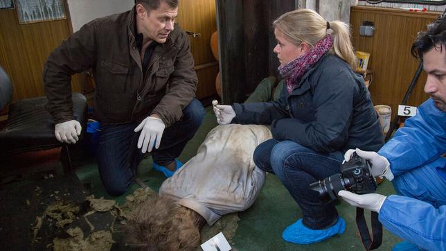 Bild: ARD/Georges Pauly Finn Kiesewetter und Sandra Schwartenbeck